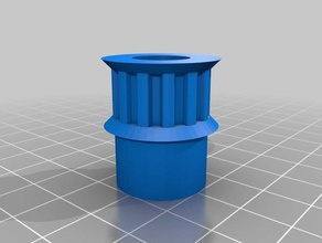 polia 1 3 d a impressora partes personalizado 3d print model - Mito3D