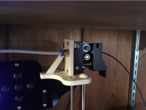 modified startt feeder mount no bearing 3d printer parts bowden extruder imakr mods upgrades 3d print model - Mito3D