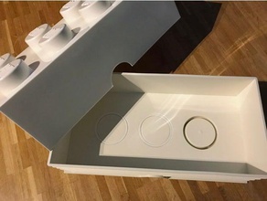 lego Aufbewahrungsbox stecken - Spielzeug Spiel Zubehör 3d print model - Mito3D