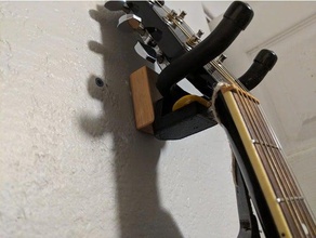 guitar pick holder music 3d print model - Mito3D
