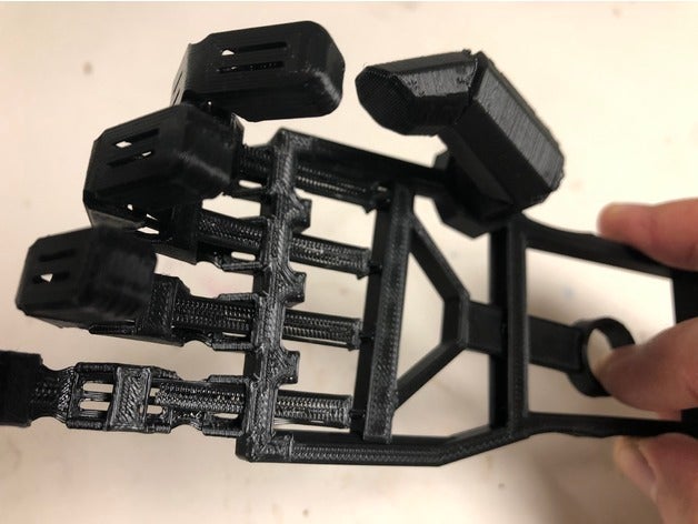 robohand v75 stampa luogo modello i robot reclamo denuncia pulsante conforme meccanismo meccanismi completamente assemblato divertente a portata di mano meccanica rapida la robotica giocattolo giocattoli veritasim 3D print model - Mito3D