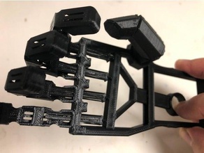 robohand v75 de impressão lugar modelo robôs reclamação botão compatível com o mecanismo os mecanismos totalmente montado divertido prático mecânico rápida robótica brinquedo brinquedos veritasim 3d print model - Mito3D