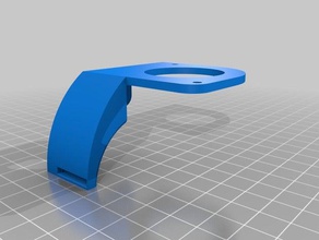 part cooling fan shroudduct replacement hictop 3dp-12 printer parts 3d print model - Mito3D