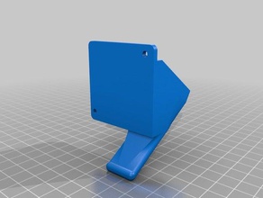 part cooling fan ductshroud hictop 3dp-12 using 40mm printer parts 3d print model - Mito3D