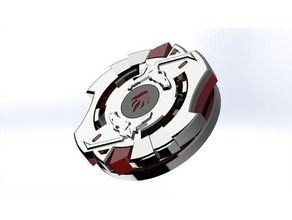 adramech ınferno oyuncaklar oyunlar beyblade patladı patlama cho beyblade-z Tanrı katman YT 3d print model - Mito3D