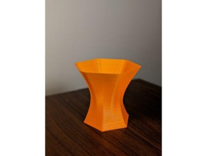 geometrik vazo ev spiral baskı modu 3d print model - Mito3D