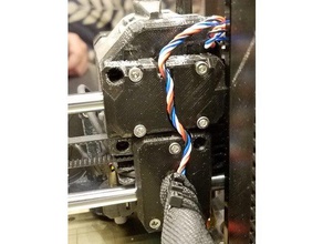 easy access x-carriage back bear-bmg fusion extruder 3d printer parts bondtech bmg prusa i3 bear upgrade mk3 3d print model - Mito3D