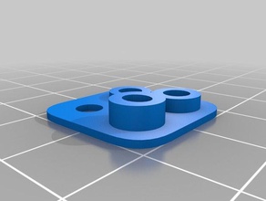 anycubic ultrabase di distanziatore 3d la stampante parti i3 mega 3d print model - Mito3D