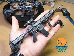 4x scope vertical fore grip scans replicas battlegrounds gun guns playerunknowns pubg 3d print model - Mito3D