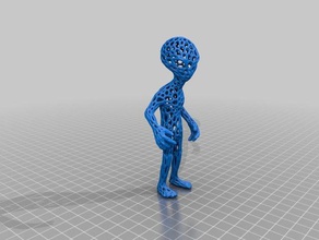 voronoi alien creatures 28mm 3d print model - Mito3D