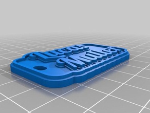 lucas muller keychains customized 3d print model - Mito3D