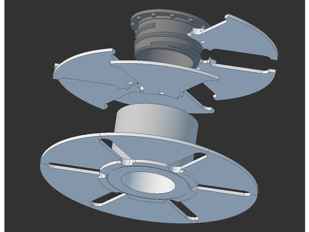 120mm 3d solutech usta biriktirme buildplate yazıcı aksesuarlar 3D print model - Mito3D