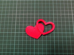heart 2d 3d print model - Mito3D