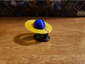 planet token brinquedo jogo acessórios 3d print model - Mito3D