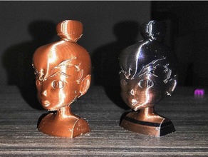 tinkerbell büstü heykeller 3dprintable 3dsculpture çizgi film karakter peri baş model peterpan 3d print model - Mito3D
