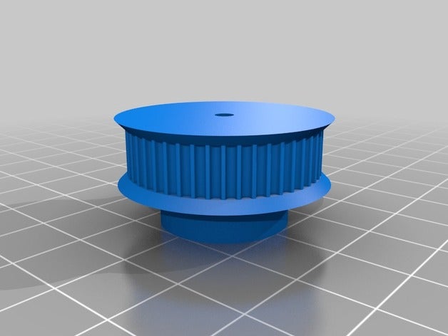 Diâmetro 30mm gt2 polia de 6mm cinto 3mm diâmetro partes personalizado 3D print model - Mito3D