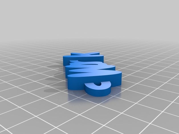iş Anahtarlık özelleştirilmiş 3D print model - Mito3D