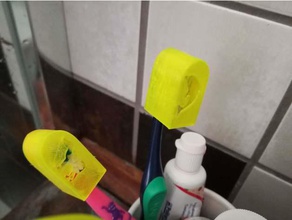 spazzolino da denti coperchio copri spazzolino bagno 3d print model - Mito3D