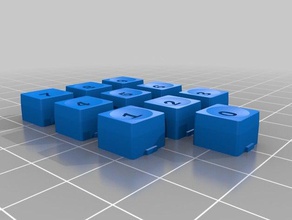 boutons judebox música 3d print model - Mito3D