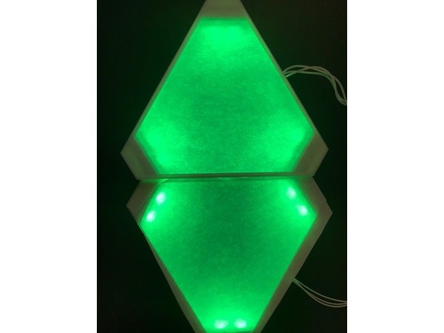 nanoleaf light panel replica better diffusion interactive art 3D print model - Mito3D