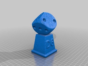 shrine allmighty d6 games dice die 3d print model - Mito3D