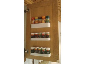 spice shelf kitchen & dining 3d print model - Mito3D