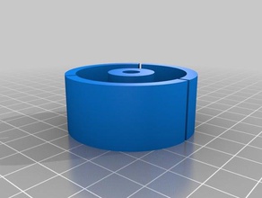 paint roller adapter spacer - 47mm 8mm 6mm hand tools 3d print model - Mito3D