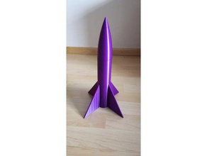 recuperable modelo de cohete 18mm los motores deporte al aire libre hobby 3d print model - Mito3D