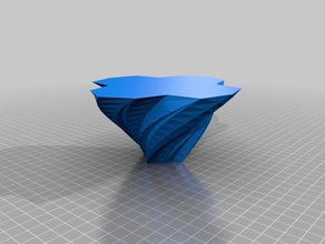 vase de torsion les jouets jeux q3d twist 3d print model - Mito3D