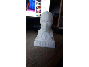 putin busto base esculturas 3d print model - Mito3D