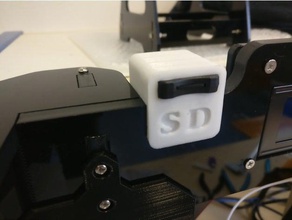 sd micro card holder anet a8 3d printer parts upgrade 3d print model - Mito3D