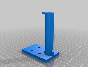 simple spule holder 3d printer accessories spulenhalter 3d print model - Mito3D