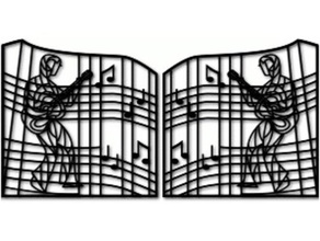 graceland gate buildings structures elvis nsfw 3d print model - Mito3D