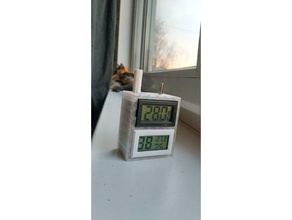 thermometer hygrometer household 3d print model - Mito3D
