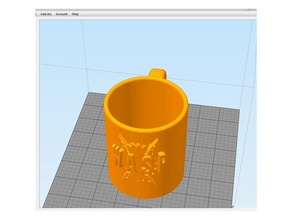 wasp mug music 3d print model - Mito3D