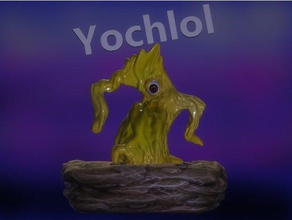 yochlol toys games dark elf dnd miniature drow dungeons dragons 3d print model - Mito3D