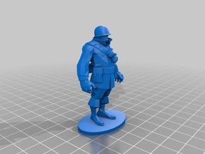 exército caras brinquedos jogos 3d print model - Mito3D