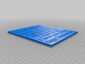 regalo de la madre 3d impresión 3d print model - Mito3D