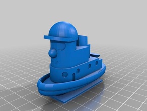 theodore tugboat toy game accessories extruder trainsandtugs 3d print model - Mito3D