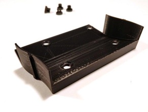 anycubic i3 mega placa base conducto del ventilador 2x50mm 3d de la impresora accesorios mejora 3d print model - Mito3D