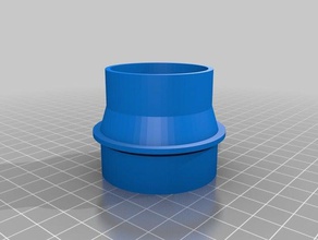 il mio personalizzato tubo di aspirazione adattatore 50--&gt 40inside parti 3d print model - Mito3D