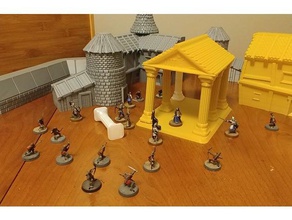 vmt tempio del villaggio i giocattoli giochi dd pathfinder gioco di ruolo rpg terain il vaso modalità mappa 3d print model - Mito3D