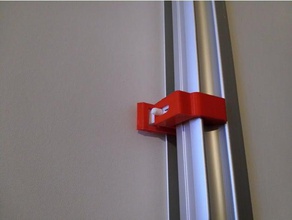 child lock barnl&arings elfa classic slide door household barnls proofing safety skjutdrr 3d print model - Mito3D