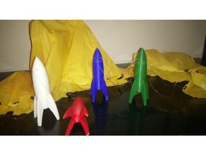 parachute rocket toys games 3d print model - Mito3D