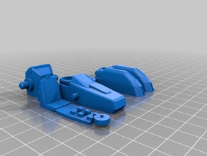 los transformadores de desenfoque kit vehículos 3d print model - Mito3D