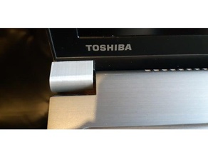 tapa de bisagra toshiba tecra z50 respectivamente la cubierta equipo 3d print model - Mito3D