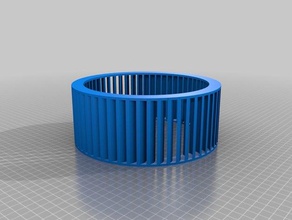 ventilador radyal paralar rozetler 3d print model - Mito3D