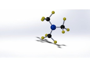 Trimethylamin Biologie 3d print model - Mito3D
