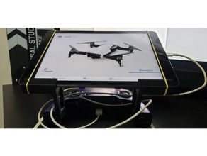 suporte ipad air 2 mavic 3d printer accessories control dji drone flight controller 3d print model - Mito3D