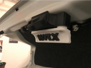 wrx 2015+ trunk handle logo automotive subaru 3d print model - Mito3D